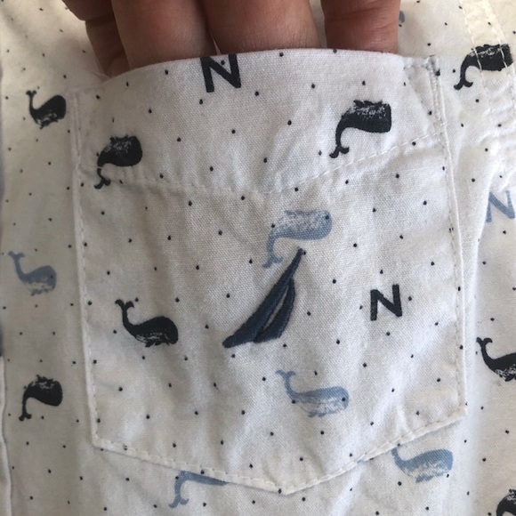 Nautica Short Sleeve Shirt and Shorts Matching Outfit Set Size 3T - Picture 8 of 16